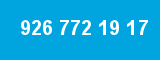 926 772 19 17